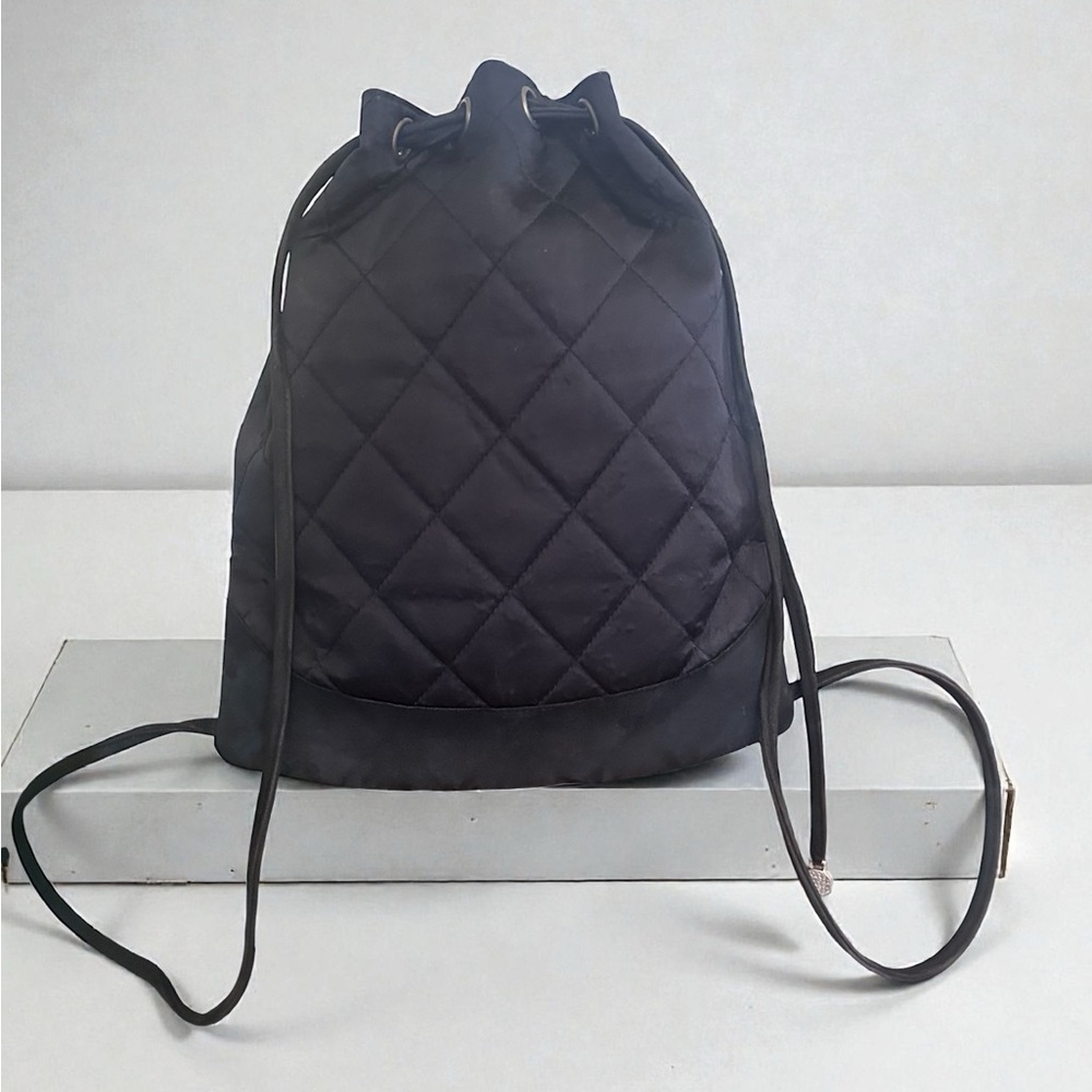 Chanel Backpack Drawstring Nylon - Picture 11 of 11